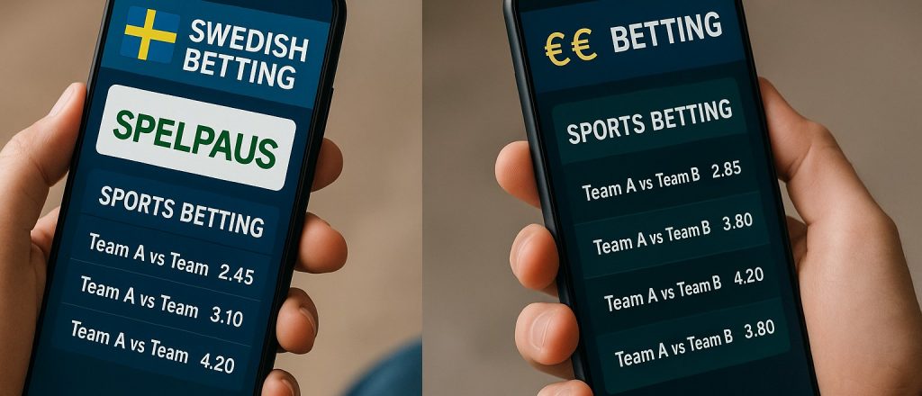 Jämförelse betting utan svensk licens vs betting på svenska spelsajter